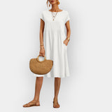 Μίντι Φόρεμα με Λιτές Γραμμές