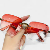 Κλασικά Ρετρό Γυαλιά Χωρίς Πλαίσιο