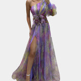 Ρομαντικό Φόρεμα με Άνοιγμα