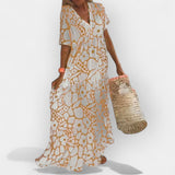 Αέρινο Καλοκαιρινό Φόρεμα με Σχέδιο