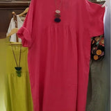 MANDIRA | Φόρεμα από βαμβάκι και λινό