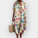 Λουλουδάτο Φόρεμα για Καλοκαιρινές Μέρες