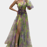 Ρομαντικό Φόρεμα με Άνοιγμα