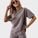 Casual Σετ με Μπλούζα και Παντελόνι Jogger