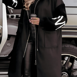 Ροσάνα | Κομψό Μαντό με Κουκούλα