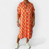 Αέρινο καλοκαιρινό φόρεμα με λαιμόκοψη