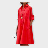 Χειροποίητο Φόρεμα με Γεωμετρικό Σχέδιο