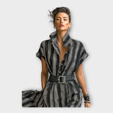 Μακρύ φόρεμα με minimal και εκλεπτυσμένη αισθητική