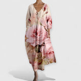 Πολυτελές Φόρεμα με V-Λαιμό