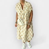 Αέρινο καλοκαιρινό φόρεμα με λαιμόκοψη