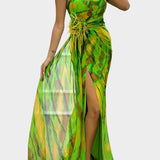 Χρωματιστό Αέρινο Φόρεμα