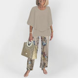 Στυλάτο Σετ Mε Άνετη Mπλούζα και Παντελόνι