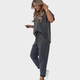 Casual Σετ με Μπλούζα και Παντελόνι Jogger