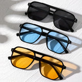 Τετράγωνα Γυαλιά με Ριβέτα