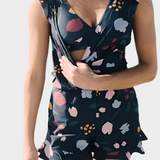 Μαγιό με Βολάν και Στήριξη Στήθους