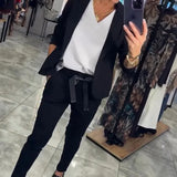 Isabelle | Προσωποποιημένο σετ με μαλακή σακάκι και χαλαρούς σορτς