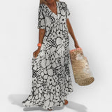 Αέρινο Καλοκαιρινό Φόρεμα με Σχέδιο