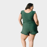 Μαγιό με Βολάν και Στήριξη Στήθους