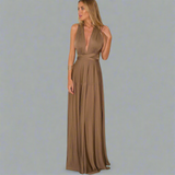 Φόρεμα μεταμορφωμένο από εκλεκτό ύφασμα