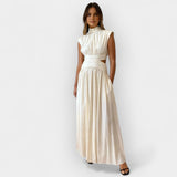 Στυλάτο Φόρεμα με Κοψίματα