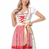 Βαυαρικό Φόρεμα Dirndl με Κοντό Μανίκι | Oktoberfest
