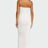 Λευκό Φόρεμα Αέρινη Απλότητα