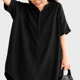 Χαλαρό Λινό Πουκαμισοφόρεμα