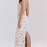 Evangeline | Κεντημένο μάξι φόρεμα