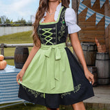 Φόρεμα Dirndl με Κεντήματα | Ρούχα Oktoberfest