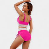 Ψηλόμεσο Μπικίνι με Ενίσχυση