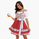 Φόρεμα Dirndl Μήκους Γόνατος Oktoberfest | Παραδοσιακή Δέσιμο