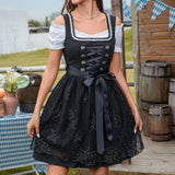 Φόρεμα Dirndl Μήκους Γόνατος | Παραδοσιακό Στυλ | Oktoberfest