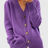 Κομψή Πλεκτή Ζακέτα με Κουμπιά