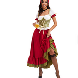 Μακριά Ροή Φούστα Dirndl Φόρεμα | Oktoberfest