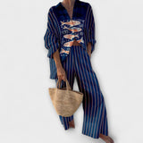 Ζαϊρίν - Σετ με σχέδιο Κοί σε Μπλε