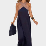 Κομψό Φόρεμα με Ανοιχτή Λαιμόκοψη