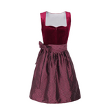 Φόρεμα Dirndl Oktoberfest | Χωρίς μανίκια, Σχεδίαση αντίθεσης