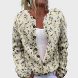 Κομψό Πλεκτό Γιλέκο με Σχέδιο