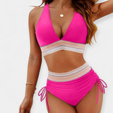 Ψηλόμεσο Μπικίνι με Ενίσχυση