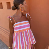 Hanne – Καλοκαιρινό Σετ με Εμπριμέ Παντελόνι