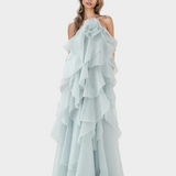 Μάξι Φόρεμα με Ρομαντική Αίσθηση και Αριστοκρατικό Στυλ