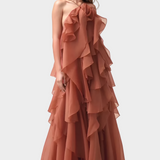 Μάξι Φόρεμα με Ρομαντική Αίσθηση και Αριστοκρατικό Στυλ