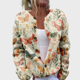 Κομψό Πλεκτό Γιλέκο με Σχέδιο