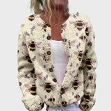 Κομψό Πλεκτό Γιλέκο με Σχέδιο