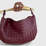 Τσάντα Gerda Bolso Woven με Χρυσή Λαβή