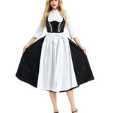 Παραδοσιακό Μαύρο Κορσέ Dirndl Φόρεμα | Oktoberfest