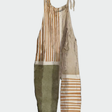 Ρετρό ολόσωμη φόρμα με φαρδιά πόδια