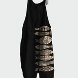 Ρετρό ολόσωμη φόρμα με λουλουδάτο μοτίβο – Κομψό στυλ και άνεση