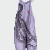 Γυναικεία ολόσωμη φόρμα με φαρδιά πόδια