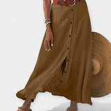 Ημιδιάφανη Μίντι Φούστα με Άνοιγμα